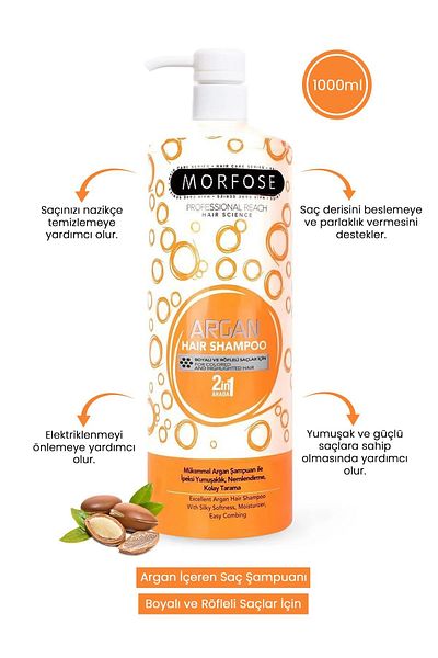 Royaleks Argan Shampoo 1000 ml - for Dyed Hair