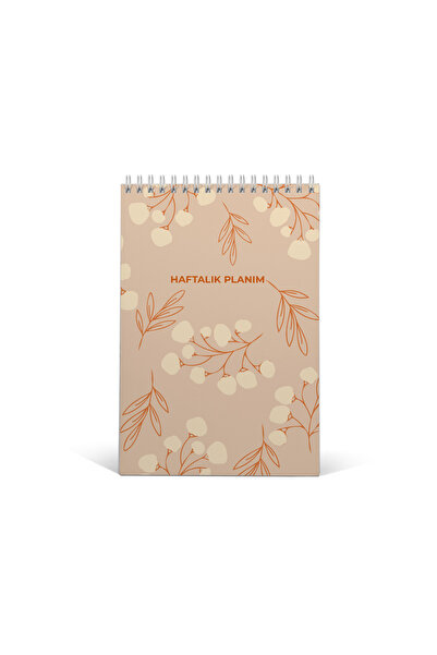Joo Stationery Joo Çiçek Serisi Haftalık Planlayıcı (spiralli)