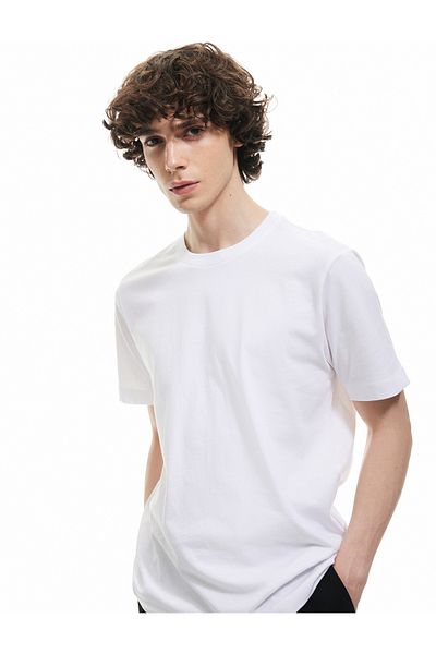Koton New Season Cotton Short Sleeve Crew Neck Basic Slim Fit T-Shirt
