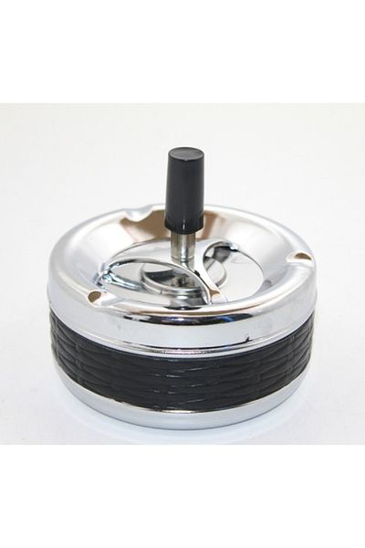 ForWhat Push-Pull Style Ash Tray Ashtray for Office Home Office Decor
