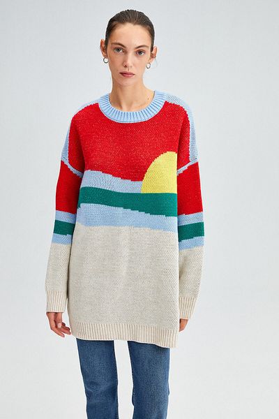 Touché Privé Pulover Tricotaj - Cu Model