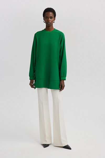 Touché Privé Frilly Crepe Tunic