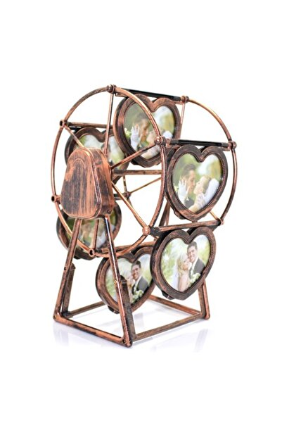 ForWhat Mini rama de imagine rotativa cu muzica pentru decorarea biroului de acasa