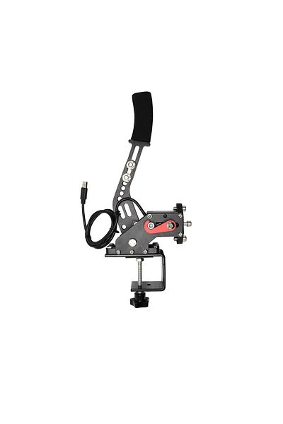 FlashHawk 16-bit USB handbrake with Clip Suitable for Racing Games and Logitech G27 G29 (PC System only)