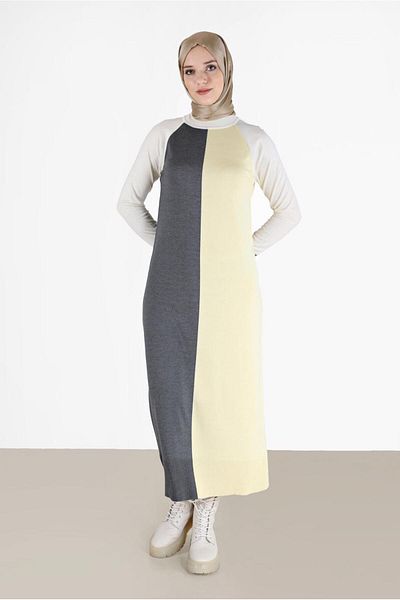 Alvina TRICOLOR TRICOT DRESS 42084