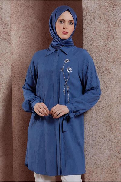 Alvina STONE PRINTED TUNIC 43921