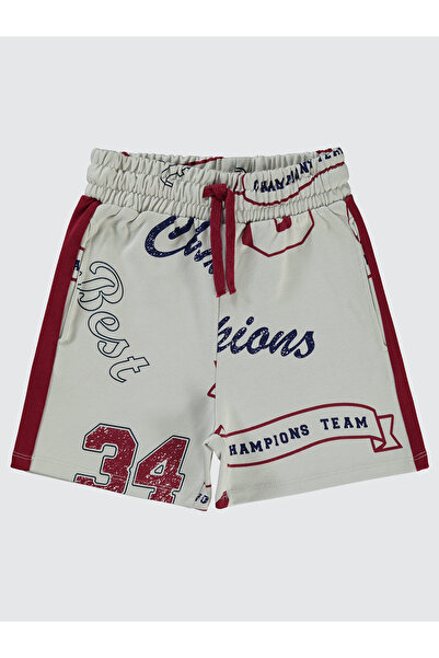 Civil Boys شورت للأولاد 10-13 سنة أحمر كلاريت