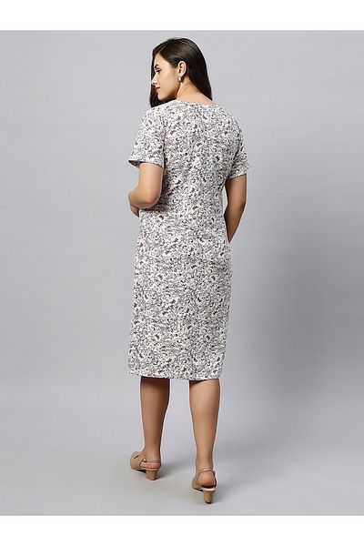 Tummy organic cotton T- shirt Maternity dress