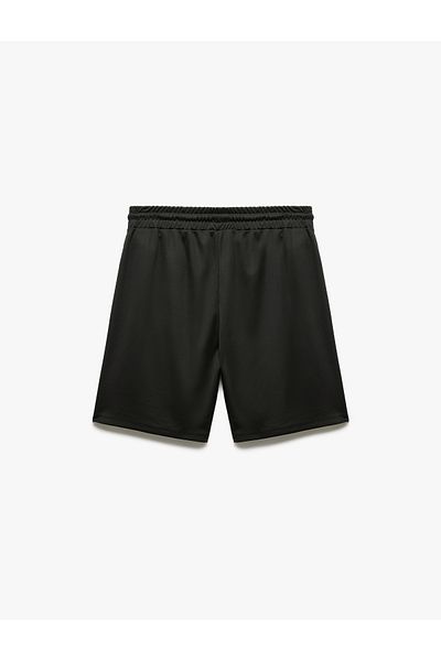 Koton New Season Printed Pocket Detailed Waist Lace-Up Sports Shorts