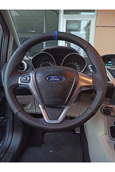 deri Ford Fiesta Direksiyon Kılıfı (YARIM KAPLAMADIR KOLLAR TAM KAPANMAZ)