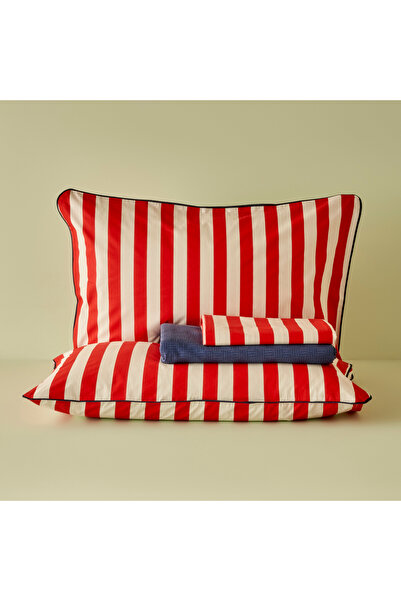 Bella Maison 100% Cotton Line Single Pique Set Navy Blue (150X220 cm)