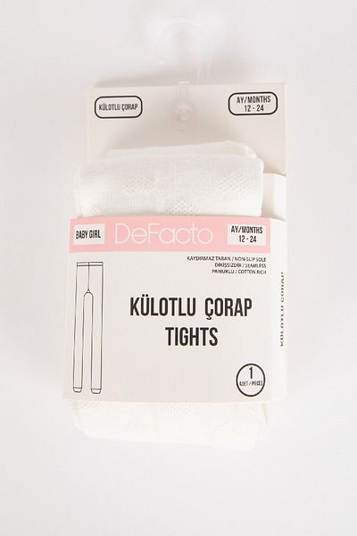 DeFacto Baby Girl Non-Slip Sole Cotton Pantyhose A1519a5ns