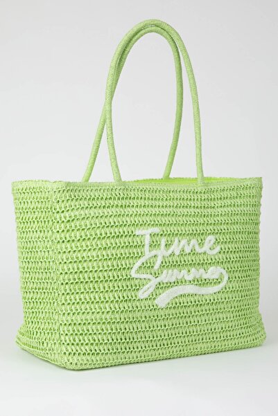 DeFacto Women's Straw Shoulder Bag - B9076axns