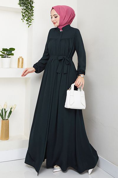 ModaMerve Ζώνη Hijab Ferace 1004ESL1097-M Navy