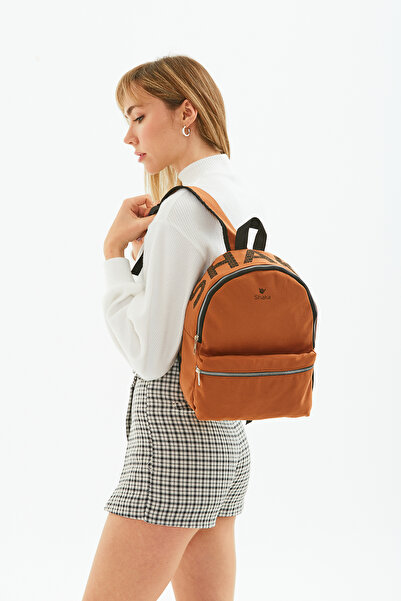 SHAKA Rucsac unisex impermeabil cu imprimeu Tile U39 cu 2 compartimente și de...