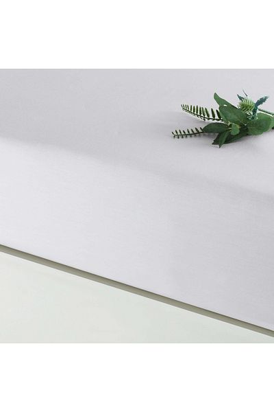 Linens ملاءة سرير من القطن والساتان بحجم كوين إكرو - مرنة ومطابقة