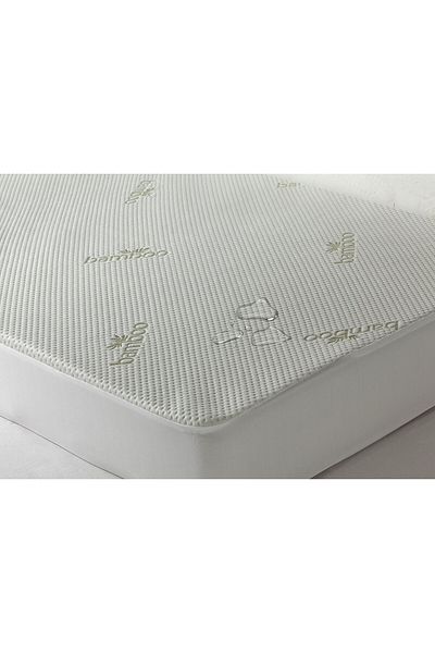 Linens Saltele de lux din bambus rezistente la lichide pentru pat de o persoană