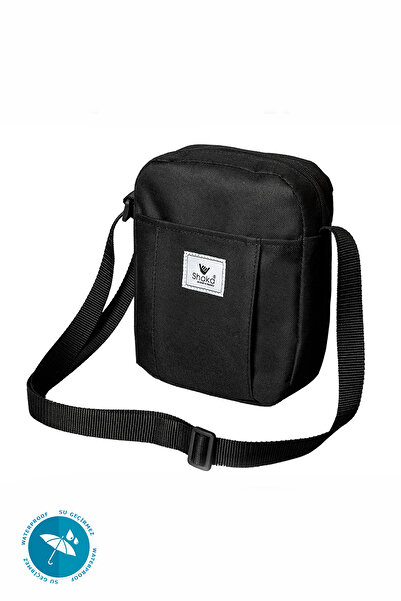 SHAKA Μαύρο ύφασμα U9 Imperteks, φερμουάρ, 2 θήκες, ρυθμιζόμενο λουράκι, τσάν...