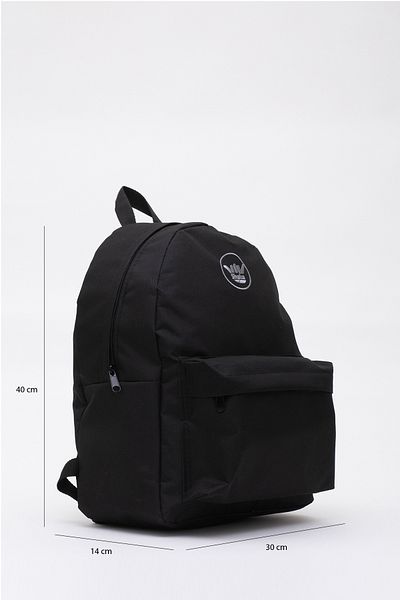 SHAKA Black Shk118 Waterproof Imperteks Fabric 2 Compartment Backpack L:40 E:30 W:14 cm