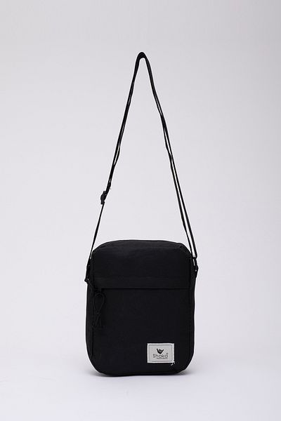 SHAKA Women's Shoulder Bag Black U12 2 Compartments Zippered Adjustable