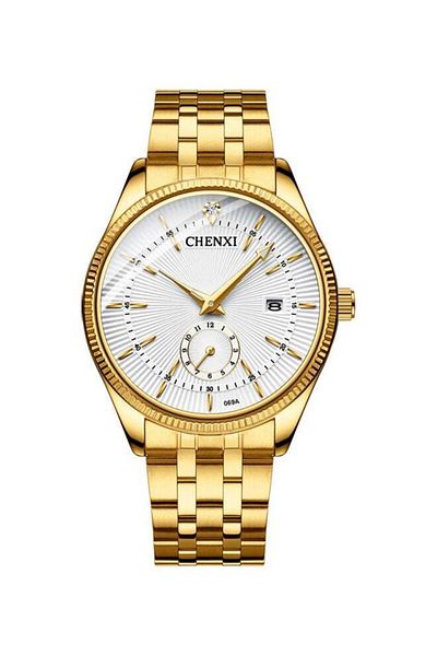 Generic His And Hers Quartz Analog Wrist Watch For Couple With Stainless Steel Band
