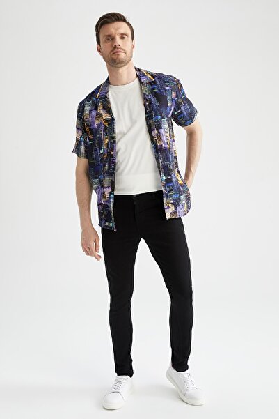 DeFacto Szupervékony Jean nadrág - normál derék, extra vékony láb W9347az22au