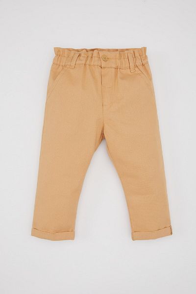 DeFacto Baby Girl Gabardine Trousers - Paperbag Folded, B9790A524SP