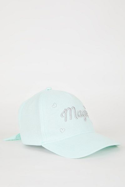 DeFacto Bedruckte Baseball-/Basketballkappe aus Gabardine für Mädchen B7601A824SM