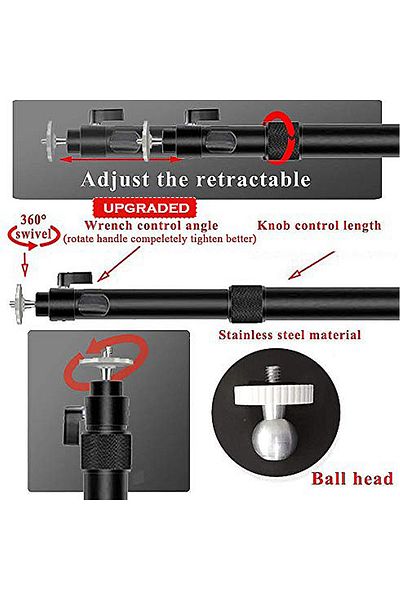 FlashHawk Projector Ceiling/Wall Mount,Universal Bracket Adjustable Height 23-40CM for Projector Mounting
