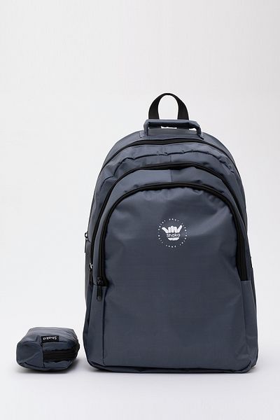 SHAKA Navy Blue Shk88 Waterproof 4 Compartments and Pen Holder Gift Unisex School and Travel Backpack U:45 E