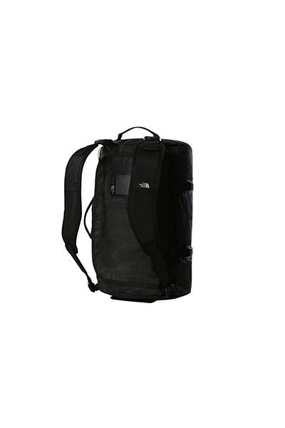 THE NORTH FACE Geantă de pat neagră Base Camp Duffel în husă de camping placată cu dimensiunea XS 31L