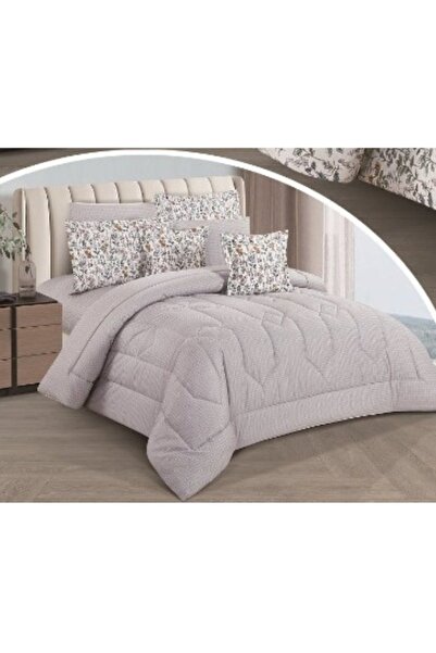 smart home Double Duvet Set, Reversible Mattress, 8 Pieces, Hotel Duvet 8 Pieces, 100% Cotton, 240x260cm