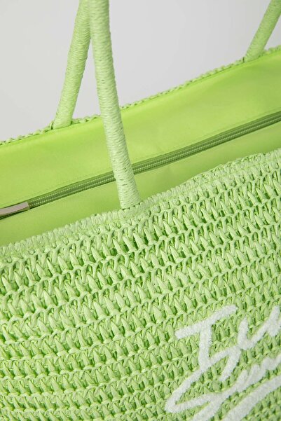 DeFacto Women's Straw Shoulder Bag - B9076axns