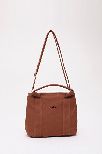 SHAKA Tile Shk165 Canvas Fabric Two-Compartment Strap Zippered, Hand, Arm and...