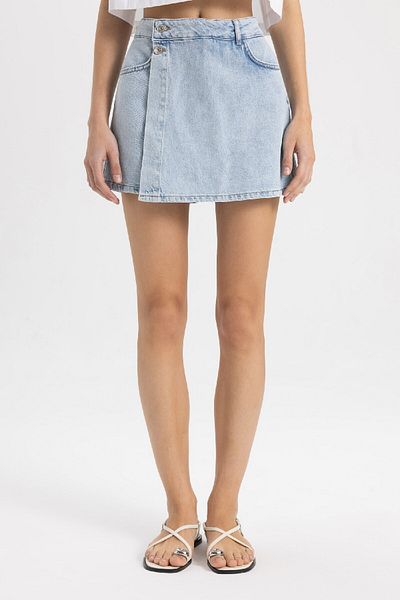 DeFacto Fustă Jeans cu Talie Inalta - C0697ax24sm