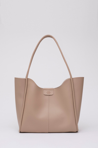 SHAKA Mink Shk76 Γυναικεία τσάντα χεριού και ώμου μεγάλου μεγέθους με κουμπωτ...