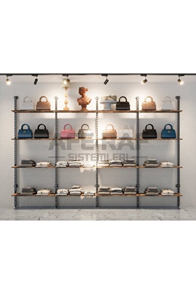 AFE DEKOR Mağaza Raf Sistemi, Askılık Sistemi, Butik Rafı, Mağaza Stand, Giyi...