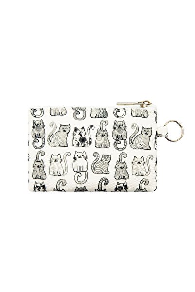 Bakras Міні-сумочка з котячим принтом - Сміливі лапки, з брелоком, 13 см x 10 см