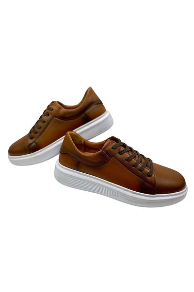 SULA Men's Leather White Plate - Tan Inside, Poly Base