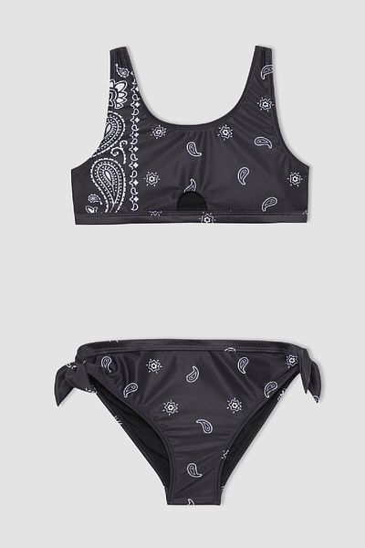DeFacto Gemustertes Bikini-Set für Mädchen - C0368A824SM
