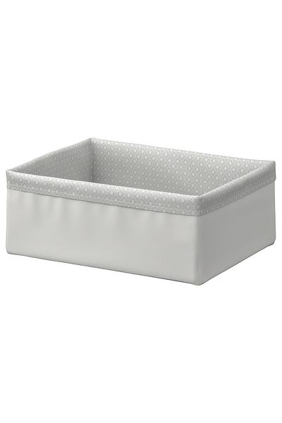 IKEA BAXNA Organiser, grey/white, 20 x 26 x 10 cm