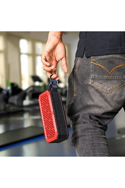 Geepas مكبر صوت بلوتوث قابل لإعادة الشحن | بطاقة USB/TF | 1000 مللي أمبير/ساعة ستيريو هاي فاي باس | GMS8591