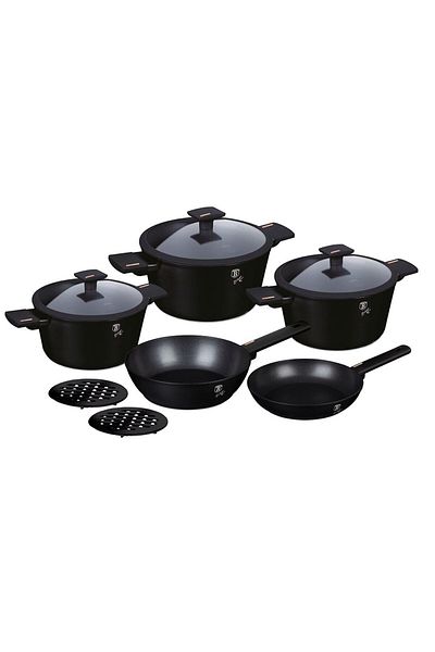 Berlinger 10-Piece Titanium Coated Cookware Set Monaco Collection