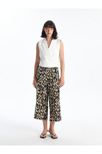 LC Waikiki Capri de damă cu model cu talie elastică