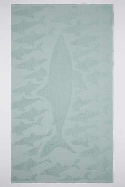 DeFacto Strand-Peshtemal aus Baumwolle mit Hai-Muster für Jungen C0868A824SM