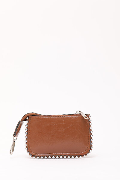 SHAKA Taba Shk192 Faux Leather Beaded Charm Bag Accessory, Card Holder Wallet