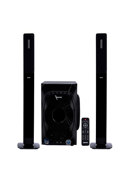 Geepas 2.1 Channel Home Theatre | Spkr/ Usb/ Sd/ Fm/ Rmt| Bluetooth Digital LED Display| GMS11151