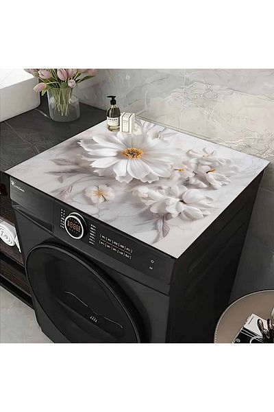 Else Dekor Dryer Washing Machine Cover - Liquid Proof, Non-Slip and Washable