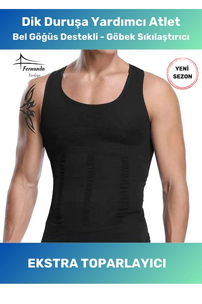 Fernanda Special Production Waist Chest Belly Abdomen Gynecomastia Abdominal Male Extra Firming Corset Athlete