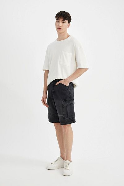 DeFacto Jeans-Bermudashorts im Cargo-Stil - C1513ax24sm